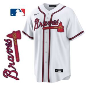 Atlanta Braves Ronald Acuna Jr. Nike Home Replica Player Name Jersey Size XL